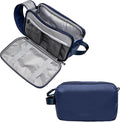 Carrywell (Not Made In China) Toiletry Bag For Men, Shaving Kit, Travel Organizer Dopp Kit, Interior Compartments and Pockets For Toiletries and Accessories, Blue
