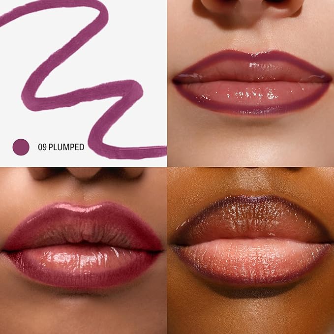Sacheu Lip Liner STAY-N Peel Off Lip Stain — Long Lasting Waterproof Lip Tint with Hyaluronic Acid & Vitamin E — Transfer Proof Matte Finish, Vegan & Cruelty-Free (PLUMped)