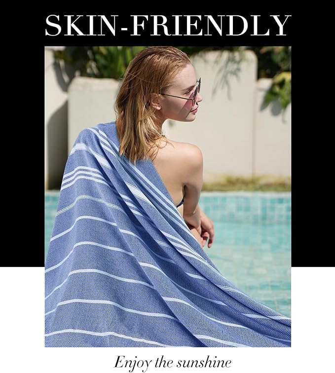Extra Large Throw Blanket Giant Turkish Beach Towel Airplane Travel Essentials Camping Gear Must Haves Accessories Flight Hawaii Honeymoon Summer Vacation Stuff Camper Roadtrip Road Trip Gadgets