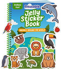 Reusable Sticker Book - Animals - 50 Jelly Stickers for Toddlers & Kids 3-5: Fun Toddler Travel Toys, Airplane & Car Activities for Kids - Sticker Books for Toddlers 3 Years Old, Toy Gifts for 1-3 2-4