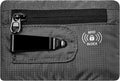 KOSMCCO RFID Blocking Clip Stash Pocket, Compact Hidden Travel Belt Wallet for Cards & Cash - Slim Pickpocket-Proof Design for Everyday Carry (Grey, Medium)