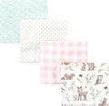 Hudson Baby Unisex Baby Cotton Flannel Receiving Blankets, Enchanted Forest, One Size