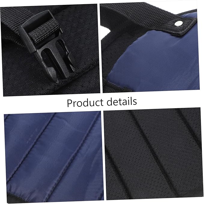 Travel Essentials Footrest for Airplane Hanging Foot Hammock Portable Foot Rest Blue