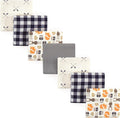 Hudson Baby Unisex Baby Cotton Flannel Receiving Blankets Bundle, Forest, One Size