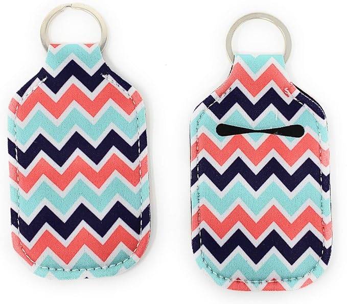 Daisy Lane Hand Sanitizer Holder for Backpack Kids Travel Size Baseball Softball Keychain