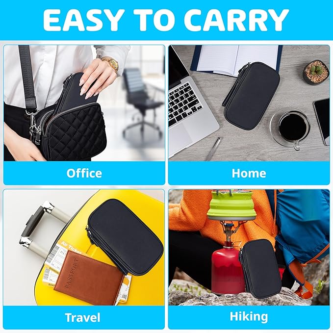 GottaHaveit | Travel Electronic organizer – For Cable, Charger, and Cord, Tech Organizer (Black)