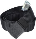 ElevateTech Travel Money Belt, Hidden Money Pouch with Secret Compartment Anti-Theft Nylon Security Waist Wallet with Zinc Alloy Buckle for Business Travel Daily Working, Gift for Dad Boyfriend Men