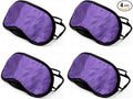 Dream Essentials Snooz Silky Soft Sleep Mask Value Pack 4 Eye Masks - Purple (4 Pack)