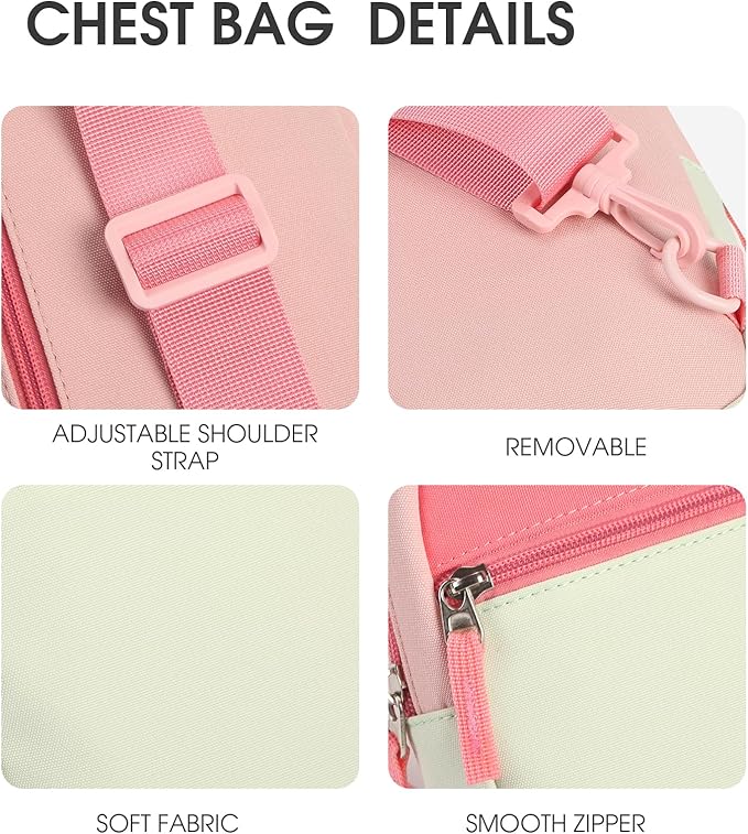 Mothers Day Gifts for Daughter, Birthday Graduation Gifts for 8 9 10 11 12 Year Old Teens Girls Her,Fanny Pack Sling Crossbody Bag Belt Bags Purse, Preppy Teen Girl Gift Trendy Stuff Travel Essentials