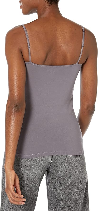 Amazon Essentials Women's Slim-Fit Camisole for Layering and Everyday Wear, Pack of 4