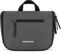 Sherpani Co-Pilot, Travel Toiletry Bag, Hanging Cosmetic Organizer, Water Resistant Makeup Bag, Shower Dopp Kit, Essentials Toiletries for Women, Travel Gift (Granite)