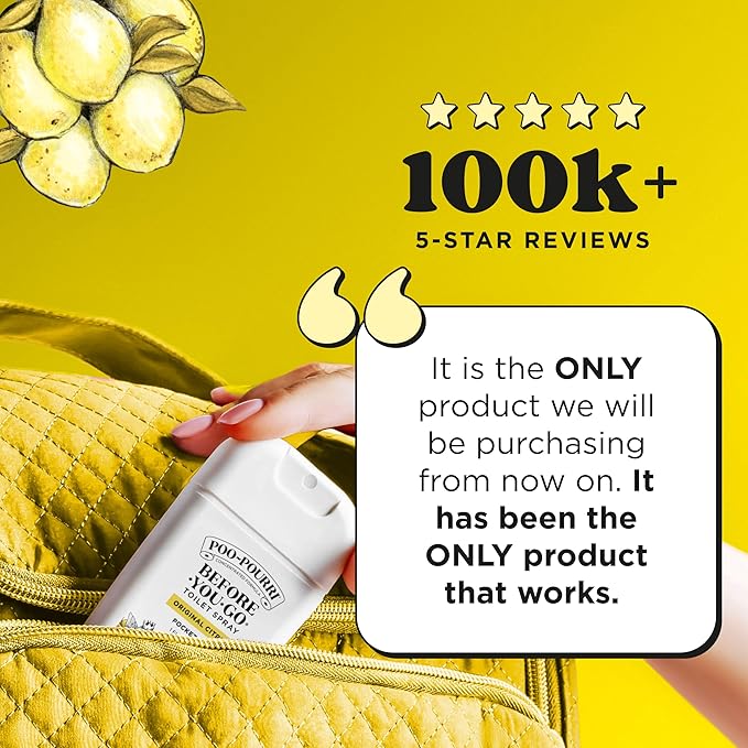 Poo-Pourri Before-You-Go Pocket Toilet Spray, Travel Essentials, 1 Fl Oz, Spring Variety 3 Pack, Each Up to 50 Uses, On-The-Go Bathroom Odor Deodorizer with Essential Oils, TSA Approved Size, 3 Scents