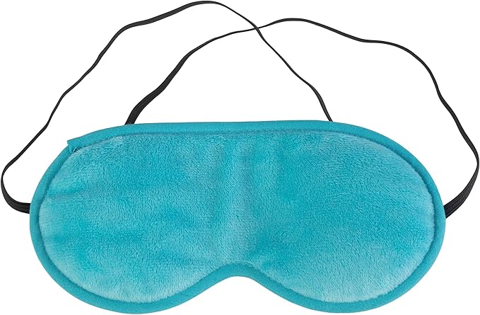 Home-Complete Travel Pillow Set - Memory Foam Pillow, Fleece Blanket, and Eye Mask - Travel Essentials for Airplanes, Trains, Cars, Buses (Blue)