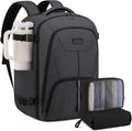 LOVEVOOK Travel Carry on Backpack for Men Women,Expandable 40L Extra Large Travel Laptop Backpack,Water Resistant Durable TSA Airline Approved Business College Carry on Bag Fit 17 Inch Computer,3 Pcs