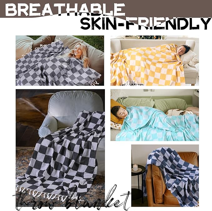 Lightweight Woven Throw Blanket Large Soft Vanilla Teen Girl Clean Aesthetic Preppy Stuff Coquette Thing Cute Accessories Girly Room Aesthetic Coastal Beachy Bedroom College Student Dorm Decor Pink
