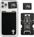 Phone Wallet - Adhesive Card Holder - Cell Phone Pouch - Stick on Lycra Pocket by Gecko - Carry Credit Cards and Cash