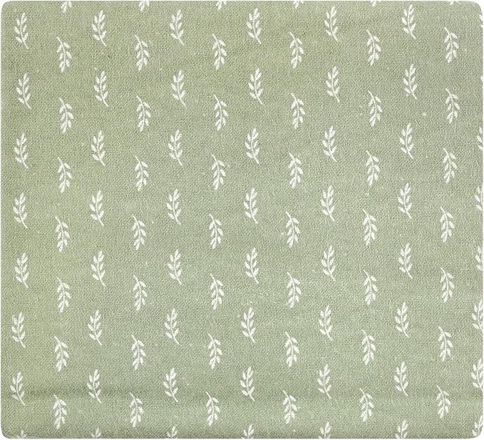 Hudson Baby Unisex Baby Cotton Flannel Receiving Blankets Bundle, Fall Botanical, One Size (Pack of 2)