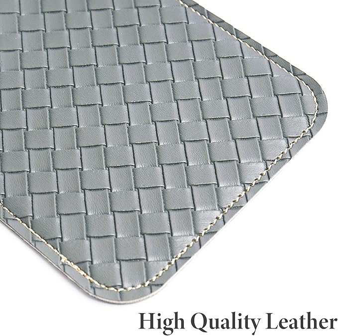 QIELIZI Airplane Travel Essentials for Flying Flex Flap Cell Phone Holder & Flexible Tablet Stand for Desk, Bed, Treadmill, Home & in-Flight Airplane Travel Accessories(1-Woven Grey)