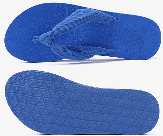 KuaiLu Flip Flops for Women with Arch Support Yoga Mat Comfortable Summer Beach Walking Thong Cushion Sandals Slip On Indoor Outdoor