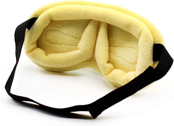 Wild Essentials Infinity Fleece Luxury Sleep Mask - Mellow Yellow