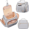 Tealari Large Toiletry Bag for Women Men,Bathroom Bag,Water Resistant Shower Bag,Makeup Bag,Portable Shower Caddy for College Dorm,Hanging Travel Toiletry Bag with Transparent Waterproof Phone Pocket