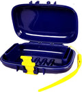 Carry-Dri EZ Travel Bar Soap Container & Dish - Dries with Patented Air Vents - Durable Leakproof Soap Holder - Compact Soap Bar Case - Ultimate Portable Soap Box for Traveling - Blue-Yellow