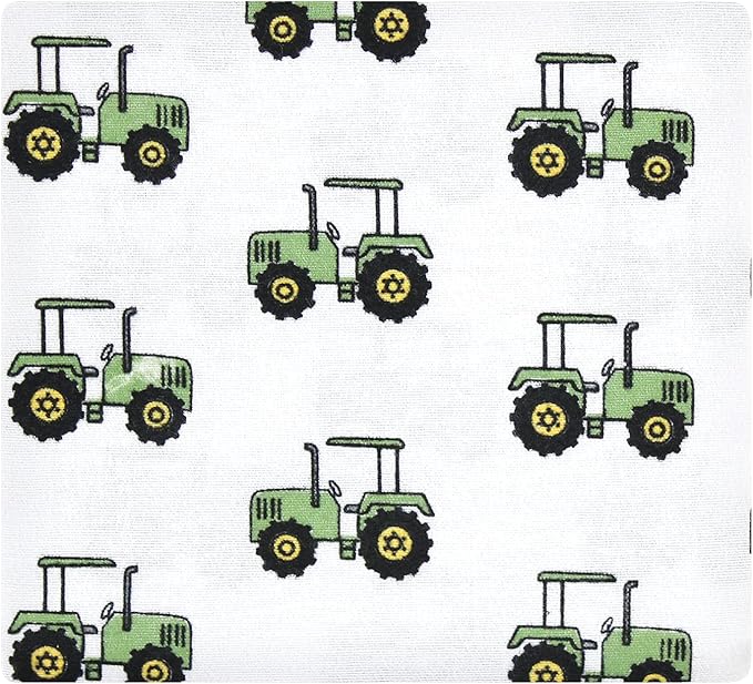 Hudson Baby Unisex Baby Cotton Flannel Receiving Blankets Bundle, Boy Farm, One Size