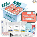 TrekTote Womens Bulk Travel Hygiene Kits 12 Piece, Travel Size Toiletries Set with Cosmetic Bag, Bulk Case Pack Pre Assembled Care Kits