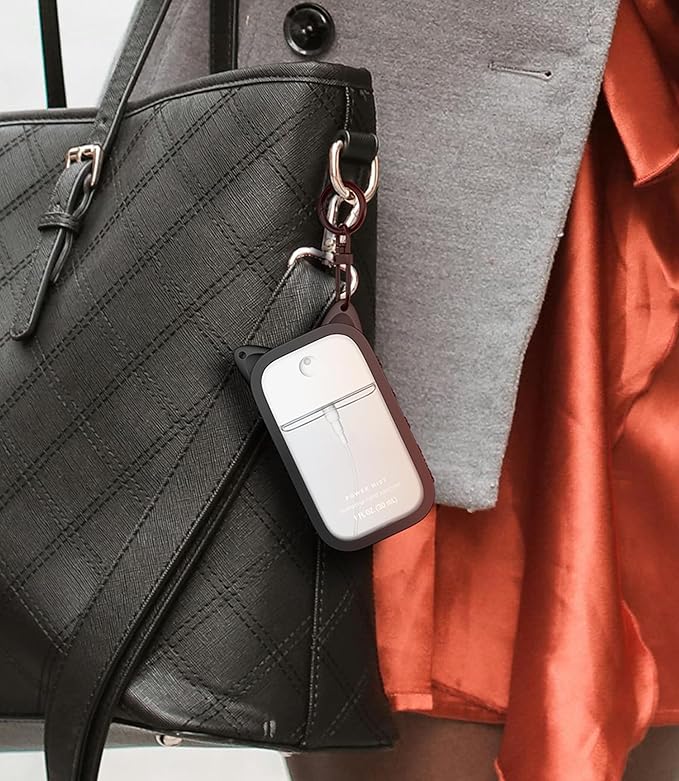 Sonnorel Silicone Case Compatible with Touchland Hand Sanitizer Spray (Fit for 1 FL OZ/30 mL Ver), Portable keychain
