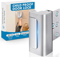 Door Reinforcement Lock for Home Security (800 lbs) – Child Proof Door Lock for Kids Safety, Door Safety Locks from Inside for Inward Swinging Doors, Quick Install, Ideal for Families & Solo Residents