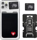 Phone Wallet - Adhesive Card Holder - Cell Phone Pouch - Stick on Lycra Pocket by Gecko - Carry Credit Cards and Cash