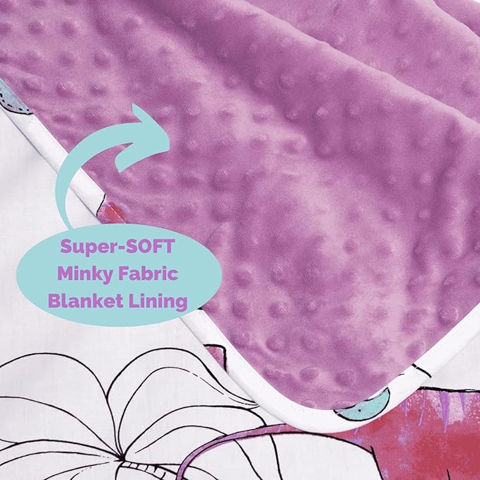 JumpOff Jo Nap Mat for Kids - Cozy Kids Rest Mat with Removable Pillow and Ultra Soft Blanket for Preschool, Daycare, and Sleepovers - Pink Dino