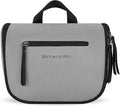 Sherpani Co-Pilot, Travel Toiletry Bag, Hanging Cosmetic Organizer, Water Resistant Makeup Bag, Shower Dopp Kit, Essentials Toiletries for Women, Travel Gift (Sterling)