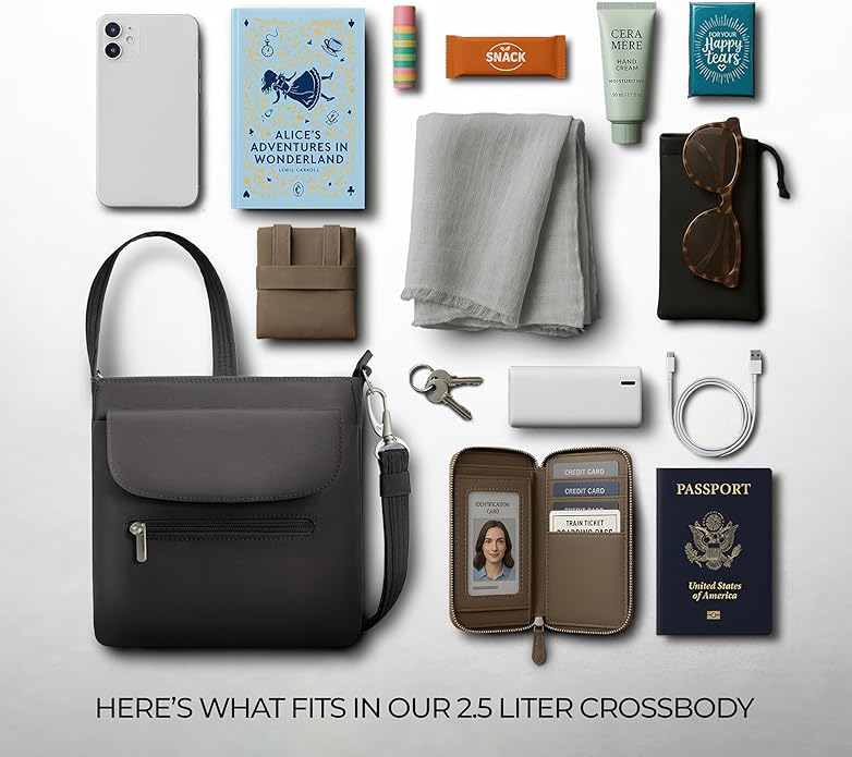 Travelon Anti-Theft Classic Mini Shoulder Bag