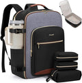 LOVEVOOK 50L Travel Backpack for Women & Men, Airline Approved Carry On Luggage with 3 Packing Cubes, TSA Overnight Bags, Waterproof Personal Item Bag, Weekender Essentials Backpacks fits 17" Laptop