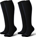 LEVSOX Cotton Compression Socks for Women&Men 20-30mmHg Knee High Cute Support Sock for Nurses Pregnancy Travel