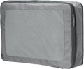 HARFINGTON Compression Packing Cube for Suitcases 45x34x13cm Lightweight Luggage Organizers Bag Travel Essentials Compression Bags for Carry on Suitcases, Grey