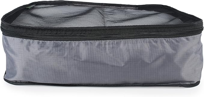TraveltoGO 4-Piece Mesh Travel Packing Organizer Cube Set, Grey
