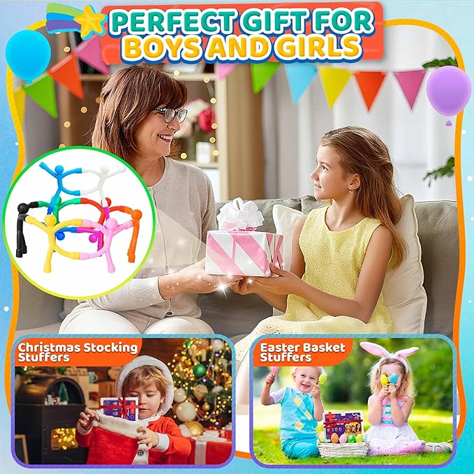 Magnetic Travel Toys for Toddlers Kids, Fidget Toys Airplane Car Travel Activities Essential,Road Trip ‌Sensory Toy Magnet People Men,Gifts Toys for 3 4 5 6 7 8 Year Old Easter Basket Stuffers -5PCS
