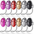 Konohan 12-Piece Personal Alarm Set, Emergency LED Light Keychain Alarms in 6 Colors for Women & Men