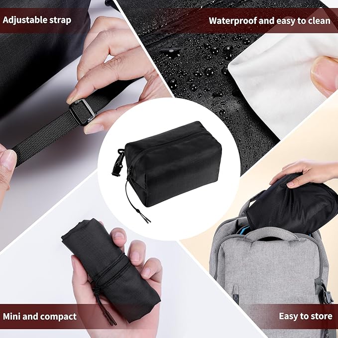 NEWTODAY Ultra Light Packing Cube, Dust and Water-Resistant Travel Organizer, Foldable Toiletry Bag, Travel Cosmetic Organizer