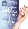 Laki Naturals Jet Lag AM & PM Travel Patches (1 Count, Pack of 8) – Natural Day & Night Support for Travelers – Energy, Focus & Restful Sleep – with B12, Valerian, Lavender & More