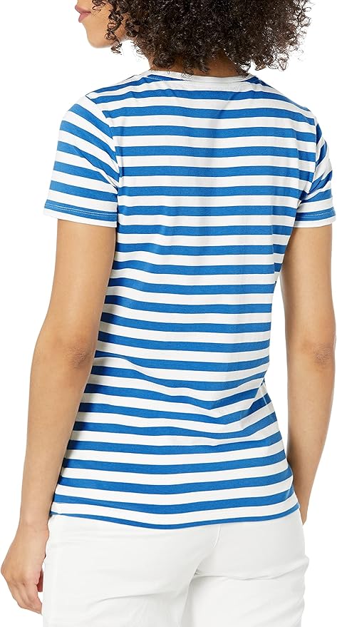 Amazon Essentials Women's Regular-Fit Short-Sleeve T-Shirt (Crewneck and V-Neck Options), Multipacks