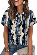 WIHOLL Womens Tops Short Sleeve Shirts Summer Outfits 2026 Spring Dressy Casual Clothes Clothing