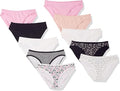 Amazon Essentials Women's Breathable Cotton Bikini Brief Underwear with Full Coverage, Multipacks