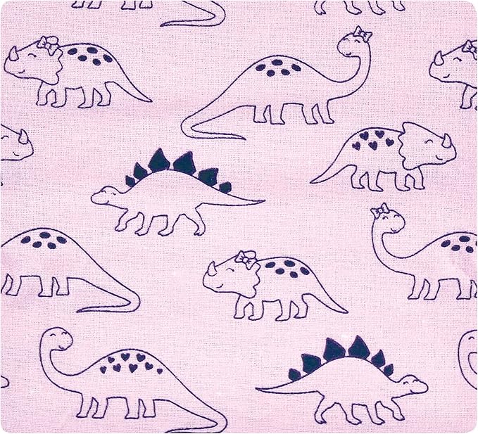 Hudson Baby Unisex Baby Cotton Flannel Receiving Blankets, CuteASaurus, One Size