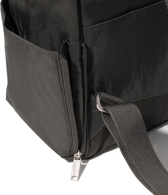 Baggallini Securtex Anti-Theft Windsor Backpack for Travel, Work & College, RFID & Locking Zipper, Up to 16" Laptop