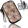 COSHAYSOO Electronics Travel Organizer Tech Bag Charging Cords Case USB Cable Charger Accessory Car Pouch, Practical Trip Gifts for Women Beach Vacation Airplane Cruise Traveling Essentials Scenery