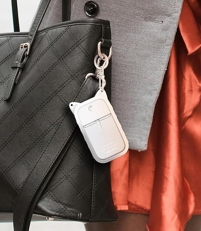 Sonnorel Silicone Case Compatible with Touchland Hand Sanitizer Spray (Fit for 1 FL OZ/30 mL Ver), Portable keychain