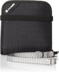Pacsafe RFIDsafe V100 Anti-Theft RFID Blocking Bi-Fold Wallet, Black